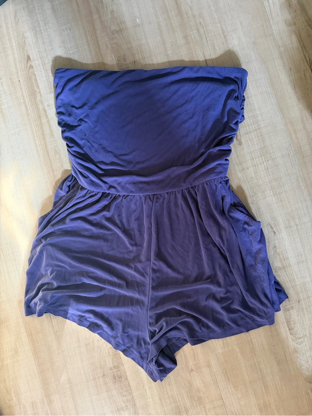 wild fable Purple Ribbed Tube Top